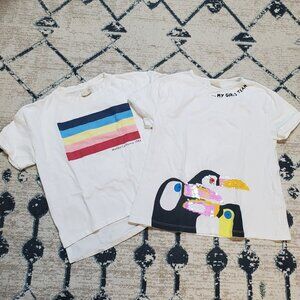 Lot of 2 Zara Kids TShirts Size 8
